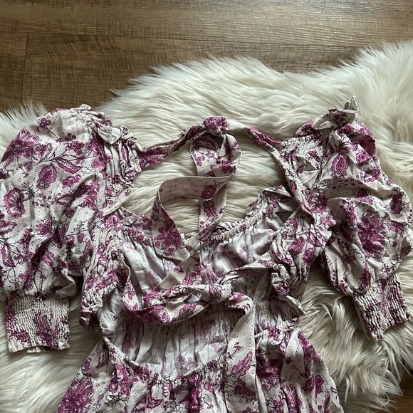 MISA LOS ANGELES Ara Dress In Sienna Floral Lenin - Picture 6 of 6